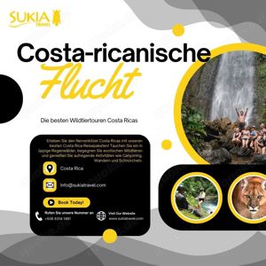 Gestalten Sie Ihren Ausflug nach Costa Rica: Wildtiere und Abenteuer