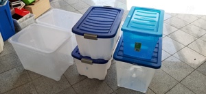 Plastikboxen für Umzug oder Flohmarkt