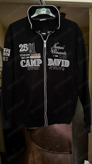 Herren Sweatjacke  CAMP DAVID  XXL, Sehr Guter Zustand 