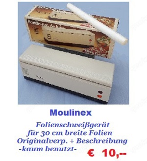 Moulinex Folienschweißgerät