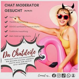 Home Office Chat Moderator bei Da Chatdeife (m w d)