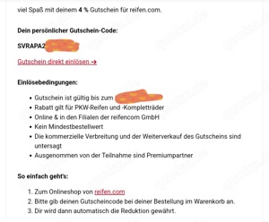 reifen.com 4% Gutschein 