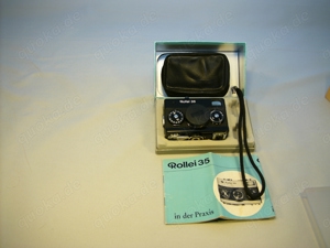 Rollei 35 Germany black paint neu im Originalkarton Anleitung allem Zubehör Bild 2