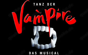 4x Tanz der Vampire Premium Tickets Mitte Reihe 12, 03.08.24