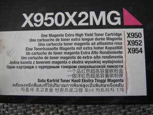 Original Lexmark X950X2MG Tonerkartusche Tonerkassette Magenta