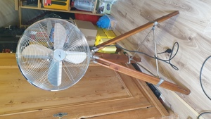 Retro-Stand-Ventilator Star-fan Sansibar neuwertig