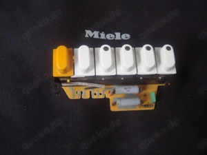 Original Miele Drucktastenschalter 6-fach , Schalter , Miele T.Nr.4593320 für Miele Waschmaschinen