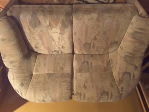 Couch Zweisitzer mit Hocker