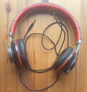 Sound Intone MS200, faltbarer On-Ear Hi-Fi Alltags-Kopfhörer neuwertig, Farbe rot