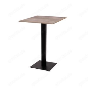 Bistrotisch ALFA BAR mit Laminierte-Platten 60x60cm Sonoma Eiche