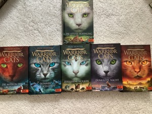 Jugendbücher Warrior Cats (6Stück)
