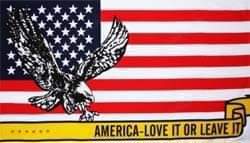 USA America love it or leave it Flagge 90*150  mit Ösen Neu!!