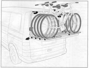 Fahrradträger für T5