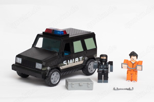 !!! ROBLOX SWAT Unit Polizei Fahrzeug Car Spielset mit Figuren und Zubehör !!!