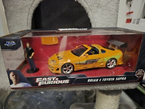 Fast & Furious 1995 Toyota Supra, 1:24 inkl. Figur 