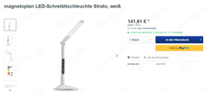 LED-Schreibtischleuchte Strato