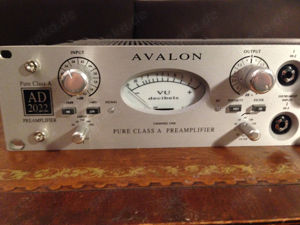 Avalon AD 2022 AD2022 Mikrofon Vorverstärker Avalon Design Mic Preamp  NEUWERTIG