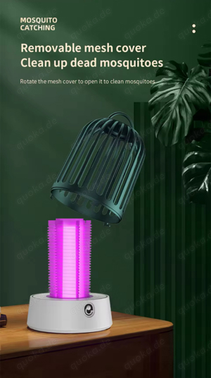 Elektrischer Mückenvernichter, Fliegenlampe UV-Licht - Fliegenfalle Bild 5