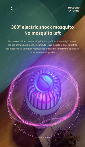 Elektrischer Mückenvernichter, Fliegenlampe UV-Licht - Fliegenfalle Bild 3