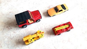  Modellbau Modellauto MB 230G Fiat X Matchbox Feuerwehrauto Kranwagen 