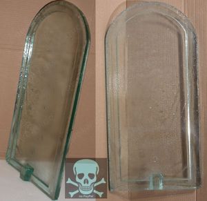 Glasdachziegel Glasziegel Glas Dachziegel Bieber Biberschwanz (G)