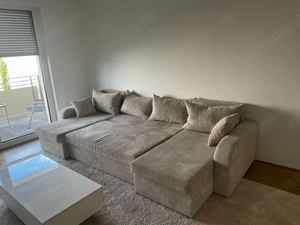 Hochwertiges Cord Sofa in beige zu verkaufen 