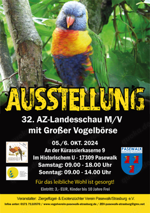 Vogelausstellung und Vogelbörse