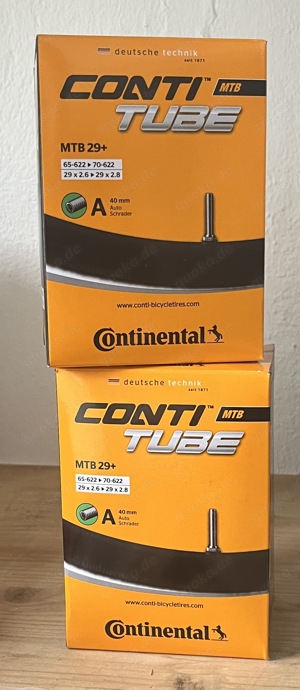 2 Fahrradschläuche MTB Conti 29 