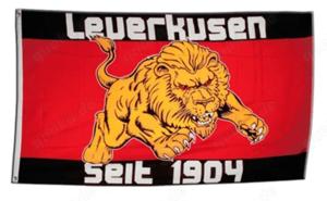 Leverkusen Flagge 90*150 mit Ösen Neu!!