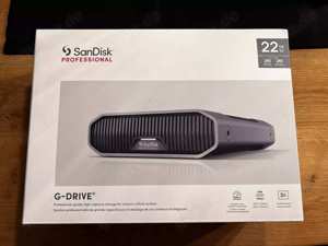 Sandisk professional g drive 22 tb festplatte   neu