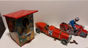 Blechauto. Blechspielzeug zum Aufziehen