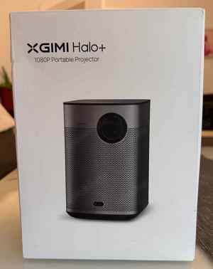 XGIMI Halo+ Mini Beamer Android TV 10.0 Beamer Full HD mit Akku 700 ISO Lumen DVD, Blu-ray & Heimkin