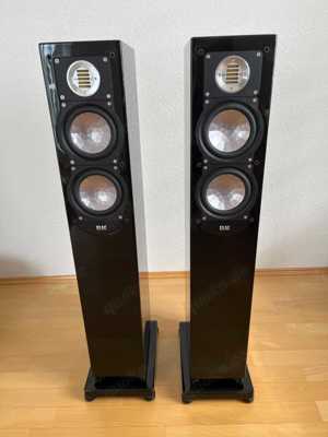 Elac fs 247 Standlautsprecher Schwarz Lack Hochglanz   wie Neu Heim-Audio & HiFi Lautsprecher & Subw