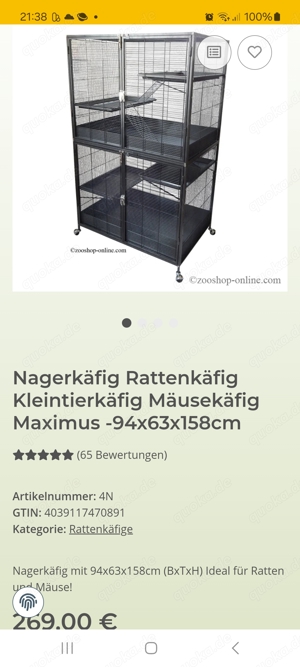 Rattenkäfig Maximus neu und unaufgebaut