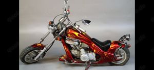 Monkey-Mokick,neu, im Harley-Davidson-Chopper-Stil