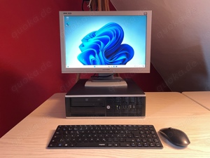 HP Windows 11 PRO 8 GB RAM 240 GB SSD Schnell! Mit Flat Monitor