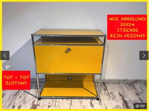    USM HALLER Kommode Sideboard Büroschrank Highboard Konsole Büro Hifi Schrank Gelb TOP   