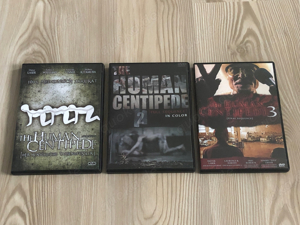 Human Centipede 1-3 uncut, deutsch DVD