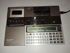 Sharp Taschencomputer PC-1260 + Drucker + Cassettenrekorder CE-125