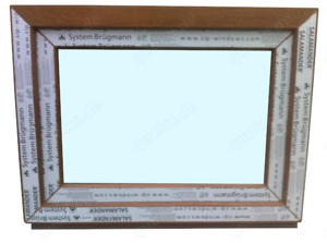 Kunststofffenster Fenster,neu auf Lager 80x60 cm (bxh) Eiche Gold