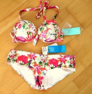 Neuer bunter Bikini Größe 40 Oberteil 80 Cup B H&M