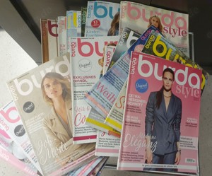 17 burda style Nähmagazine inkl. Schnittmuster Nähzeitschriften Nähen Zeitschriften 2015 - 2019