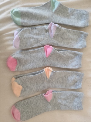 Getragene Socken 