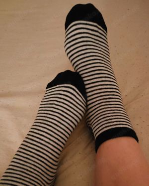 Getragene Socken 