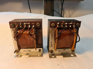 Pair SE output transformer Siemens Klangfilm type BV 7105 for AD1   RE604   EL12