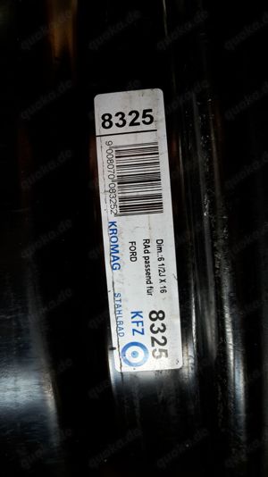 Stahlfelgen Ford Mondeo