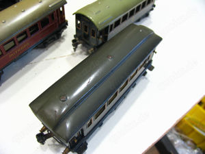 Märklin spur 0 dampflok e66 12920 20volt + 3x 4achs personenwagen ah392 Bild 8