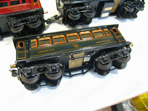 Märklin spur 0 dampflok e66 12920 20volt + 3x 4achs personenwagen ah392 Bild 7