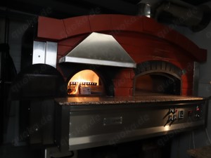 Pizza-Holzbackofen - Steinbackofen- Holz- und Gasbetrieb - Großformatig!