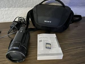 Sony FDR-AX53 4K Video Camcorder, Schwarz, Zeiss Objektiv Bild 6